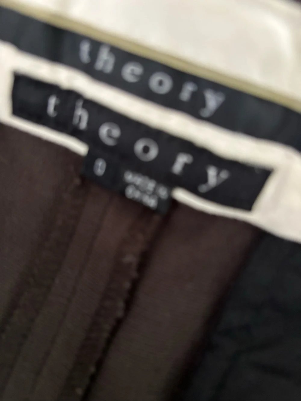 Theory Brown Bermuda shorts, cotton size 0